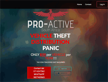Tablet Screenshot of pro-activesa.com